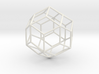 RhombicTriacontahedron 70mm 3d printed 