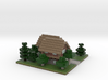 60x60 house01 (mix trees) (2mm series) 3d printed 