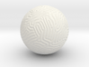 Reaction-Diffusion Sphere, segs=75 3d printed 