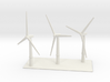 1/700 Wind Farm (x3 Turbines) 3d printed 