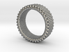 Pebble Ring - Checkered Pattern 0 (19mm) 3d printed 