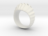 sea shell ring 3d printed 