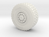 Military wheel for heavy truck 3d printed 