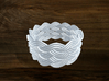 Turk's Head Knot Ring 6 Part X 12 Bight - Size 14. 3d printed 