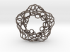 Pentagonal Knot Pendant 3d printed 
