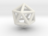 Icosahedron 3d printed 
