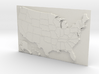 USA Map 180mm 3d printed 