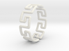 Greek Ring 3d printed 