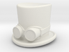 top hat and goggles 5cm solid 3d printed 