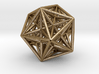 Morphoedron from internal icosahedron to external  3d printed 