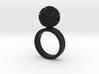 Textured Ball Ring - size M 3d printed 