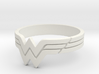 Wonder Woman Ring, Size 7 3d printed 