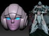ARCEE homage Oracle Ver  2 for TF PRID  3d printed Fully Painted Oracle Head on TF Prime Deluxe Arcee