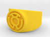 Sinestro Yellow Fear GL Ring (Szs 5-15) 3d printed 