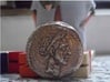 Ancient Roman Coin 3d printed a photo of the finished product