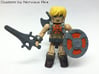 Power Sword scaled for Lego 3d printed Custom Minimate by Nervous Rex