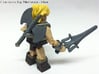 He-Man's Battle Axe for Lego 3d printed Custom Minimate by Nervous Rex