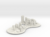 Futuristic city concept 3d printed 