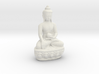 Sitting Buddha with a medicine pot. 3d printed 