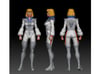 Carly homage Space Woman 6.4inch Full Color Statue 3d printed Carly Digital Turnaround by Tecrom Designs