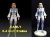 Carly homage Space Woman 6.4inch Full Color Statue 3d printed Carly 6.4 inch statue printed in Full Color Sandstone