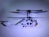 R/C Drone | X2 Helicopter | a Syma S107 Mod 3d printed Assembled print with modified tail mount (cut hole and 2-sided tape)