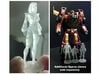 Carly homage Space Woman 1.89inch Transformers Min 3d printed 1.89 inch Carly printed in Frosted Ultra Detail with other mini-figures i.e. Spike and Daniel (Each Sold Separately)