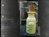Skull and Crossbones Poison Bottle  3d printed Photograph of Bottle