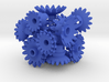 Blue Gears & Tiles for the Multi-Gear Cube Kit 3d printed 