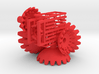 Red Gears & Tiles for the Multi-Gear Cube Kit  3d printed 