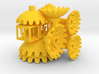 Yellow Gears & Tiles for the Multi-Gear Cube Kit 3d printed 