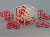 "SOMA's Revenge" - Interlocking Puzzle Cube 3d printed Cube Example 1 with 3 Interlocked Inner parts