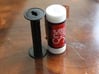 35mm Film to 120 Spool Adapter 3d printed Shown with Shapeways White Strong & Flexible
