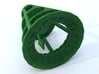 Rolling Bell d20 3d printed In Green Strong & Flexible Polished