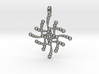 SUBATOMICAL Spheres Designer Jewelry Pendant. 3d printed 