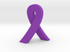 Standing Cancer Ribbon - Customizable 3d printed 