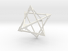 Merkaba Wire Pyramids Only 1 Caps 5cm 3d printed 