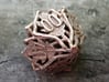 Botanical Decader d10 (Oak) 3d printed In stainless steel