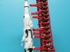1/400 NASA LUT levels 3-7 (Launch Umbilical Tower) 3d printed CanDo Saturn V, ready to launch. My thanks to Alain Plante for his photos.