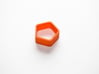 Poly5 Ring 3d printed Poly5 Ring in Orange Strong & Flexible