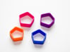 Poly5 Ring 3d printed Poly5 Ring in multiple colors