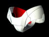 Iron Man Pelvis Armor, Back Right (Part 4 of 5) 3d printed CG Render (What's highlighted in Red will be printed)
