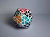 FTI radiolarian 2 - face turning icosahedron 3d printed 