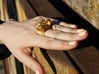 Pumpkin Ring Size 5 3d printed Gold