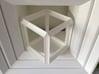 Hypercube perspective illusion cube 3d printed 
