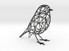 Bird wireframe 3d printed 