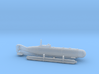Submarine Type XXVII A "Hecht" 1/285 6mm 3d printed 