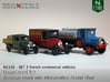 SET 3x Historic commercial vehicles (N 1:160) 3d printed 