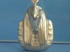 Egyptian God Ra Pendant 3d printed Raw Silver