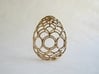 Filigree Egg - 3D Printed in Metal for Easter 3d printed 3D printed Easter Egg in Bronze